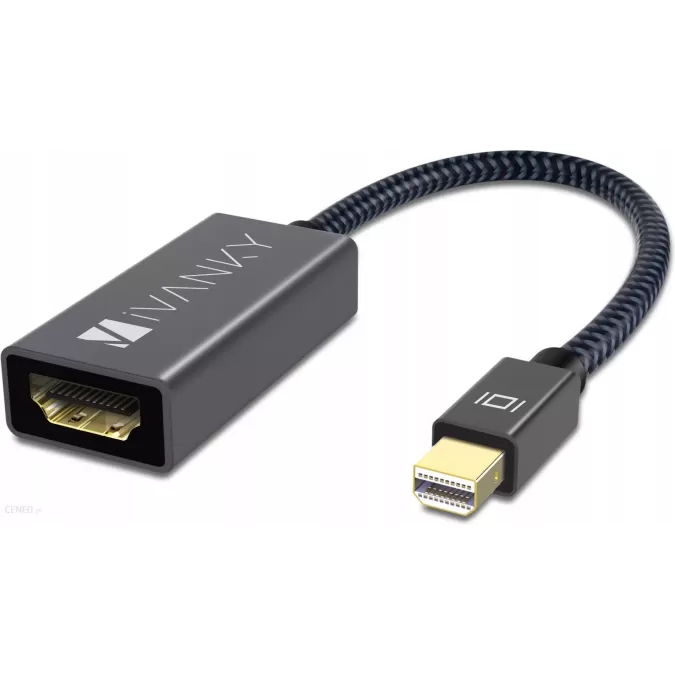 IVANKY Mini Displayport Male to HDMI Female Adapter-VBL01,Length-0.2m; 1-Pack (Black, For Computer) IVANKY Mini Displayport Male to HDMI Female Adapter-VBL01,Length-0.2m; 1-Pack (Black, For Computer)