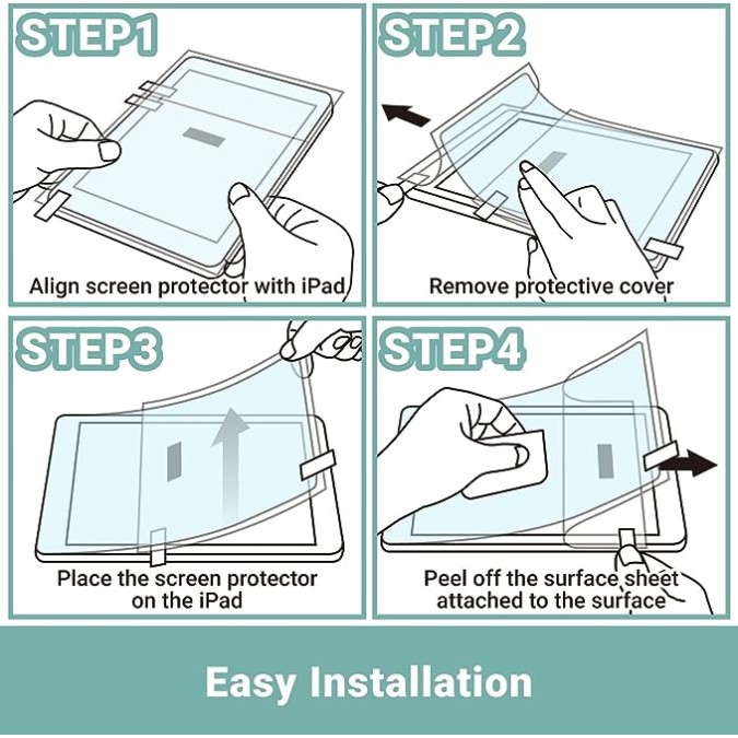 سكرين بروتيكتور إلكوم للرسم لأيباد ميني 6 (2021) - Smooth سكرين بروتيكتور إلكوم للرسم لأيباد ميني 6 (2021) - Smooth