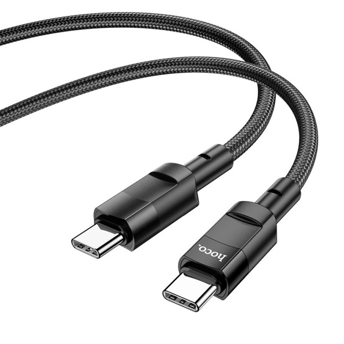 Hoco Cable 2-in-1 Type-C to Type-C / USB “U106 Moulder” 100W Hoco Cable 2-in-1 Type-C to Type-C / USB “U106 Moulder” 100W