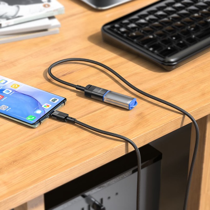 Hoco Extension cable Type-C male to USB female USB3.0 - U107 Hoco Extension cable Type-C male to USB female USB3.0 - U107