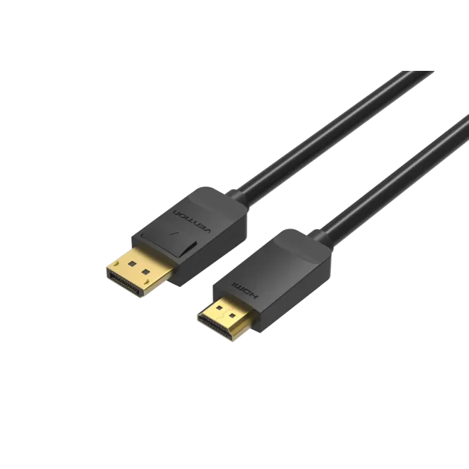 VENTION DP Cable to HDMI Cable 1.5M - Black VENTION DP Cable to HDMI Cable 1.5M - Black