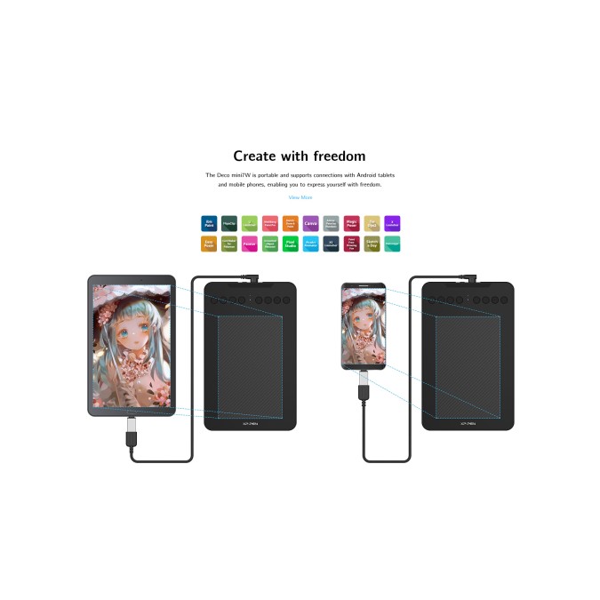 جرافيك تابلت Deco mini7W