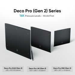 جرافيك تابلت XPPen Deco Pro (Gen2) جرافيك تابلت XPPen Deco Pro (Gen2)